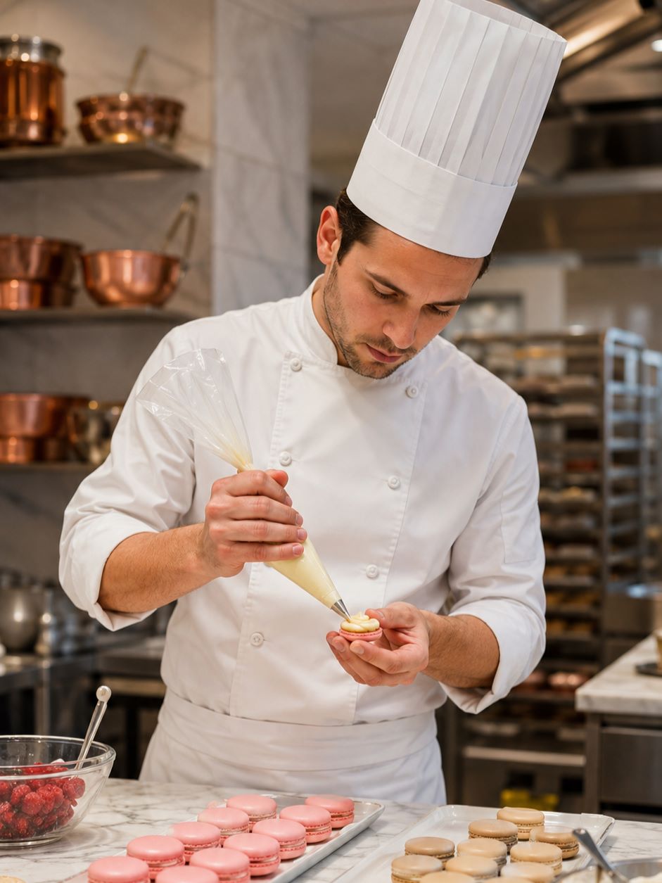Chef cuisiner en patisserie